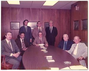 Primary view of [Photograph of Officials in Port Arthur, Texas, 1973]