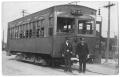 Primary view of [Electric Streetcar with Conductors]