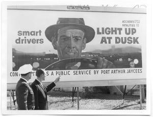 Primary view of object titled '[Billboard for Safe Driving]'.