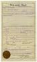 Primary view of [Warranty Deed, August 21, 1906]