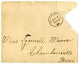 Thumbnail image of item number 1 in: '[Envelope addressed to Linnet Moore]'.