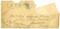 Thumbnail image of item number 1 in: '[Envelope addressed to Mr. and Mrs. White]'.