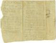 Thumbnail image of item number 2 in: '[Paper Fragment with Notes]'.