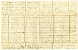 Primary view of object titled '[Letter to Charles B. Moore, March 21, 1861]'.