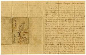 Primary view of object titled '[Letter from Henry S. Moore to Charles B. Moore, February 1862]'.