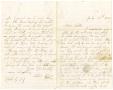 Letter: [Letter from Dinkie McGee to her Sister, July 25, 1875]