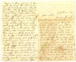 Primary view of [Letter from Dinkie McGee to Mary Ann Dodd Moore, July 16, 1876]
