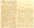 Primary view of [Letter from Dinkie McGee to Mary Ann Dodd Moore, November 19, 1876]