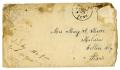 Text: [Envelope for Mary Moore from Dinkie McGee, 1878]