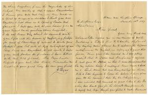 Primary view of object titled '[Letter from Charleston Payne to Charles B. Moore, November 10, 1887]'.