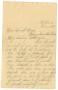 Letter: [Letter from Lula Dalton to Linnet Moore, November 4, 1899]