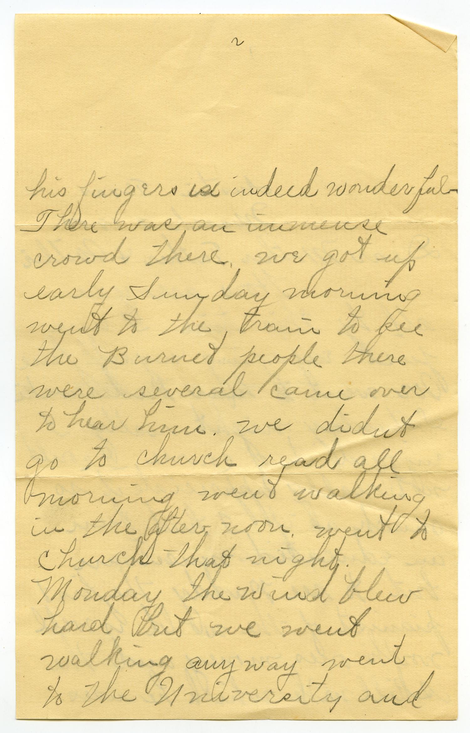 [Letter from Linnet Moore to the Moore family, March 7, 1900]
                                                
                                                    [Sequence #]: 2 of 6
                                                