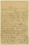 Letter: [Letter to Linnet White, circa 1914]