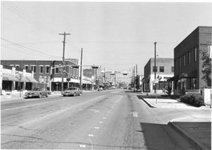 Primary view of object titled '[A Street Scene:  Highways 281 and 180]'.