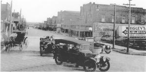 Primary view of object titled '[Looking South on Mesquite Street]'.