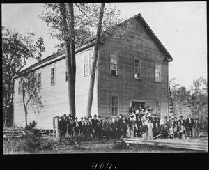 Primary view of object titled '[Knights of Pythias Hall Dedication]'.