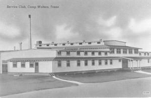 Primary view of object titled 'Service Club, Camp Wolters, Texas'.