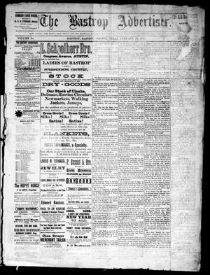 Primary view of object titled 'The Bastrop Advertiser (Bastrop, Tex.), Vol. 29, No. 3, Ed. 1 Saturday, January 23, 1886'.