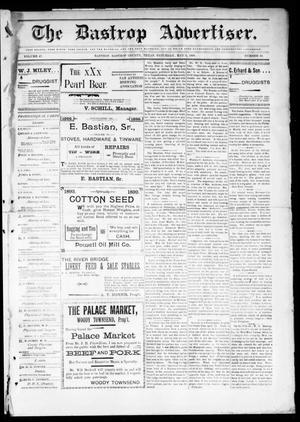 Primary view of object titled 'The Bastrop Advertiser (Bastrop, Tex.), Vol. 47, No. 10, Ed. 1 Saturday, May 6, 1899'.