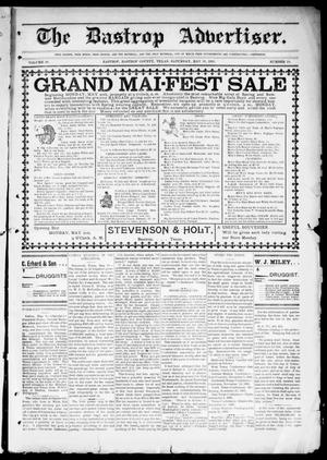 Primary view of object titled 'The Bastrop Advertiser (Bastrop, Tex.), Vol. 48, No. 19, Ed. 1 Saturday, May 18, 1901'.