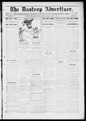 Primary view of The Bastrop Advertiser (Bastrop, Tex.), Vol. 56, No. 5, Ed. 1 Saturday, May 9, 1908