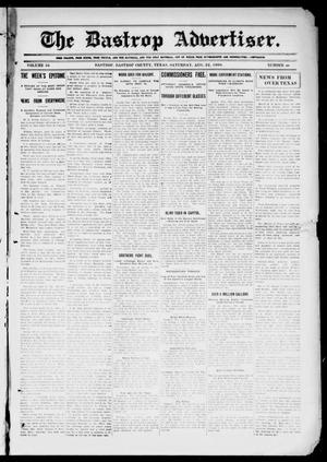 Primary view of The Bastrop Advertiser (Bastrop, Tex.), Vol. 56, No. 20, Ed. 1 Saturday, August 22, 1908