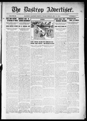 Primary view of object titled 'The Bastrop Advertiser (Bastrop, Tex.), Vol. 63, No. 5, Ed. 1 Friday, May 21, 1915'.