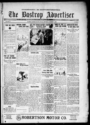 Primary view of object titled 'The Bastrop Advertiser (Bastrop, Tex.), Vol. 68, No. 12, Ed. 1 Thursday, October 21, 1920'.
