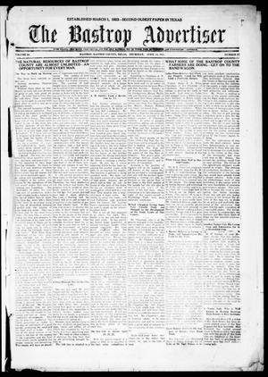Primary view of object titled 'The Bastrop Advertiser (Bastrop, Tex.), Vol. 68, No. 37, Ed. 1 Thursday, April 14, 1921'.