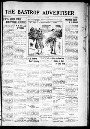 Primary view of object titled 'The Bastrop Advertiser (Bastrop, Tex.), Vol. 77, No. 12, Ed. 1 Thursday, June 5, 1930'.