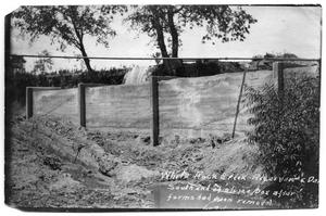 Primary view of object titled '[Photograph of White Rock Creek- South End of Reservoir]'.
