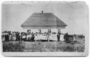 Primary view of object titled '[Pleasant Hill School gathering]'.