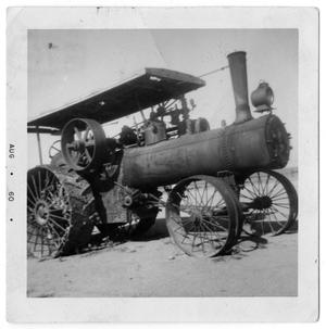 Primary view of object titled '[Steam-powered thresher]'.