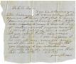 Letter: [Letter from Jesse Morris to Charles Moore, November 15, 1871]