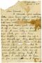 Primary view of [Letter from Mrs. A. Jimmer, March 6, 1914]