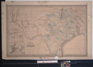 Primary view of object titled '[New map of the state of Texas]'.