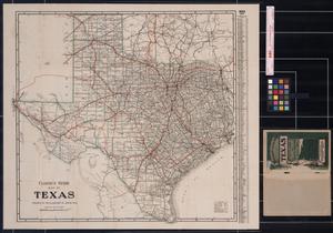 Primary view of object titled 'Clason's Guide: Map of Texas'.