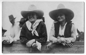 Primary view of object titled 'Ruth Roach and Kitty Canutt'.