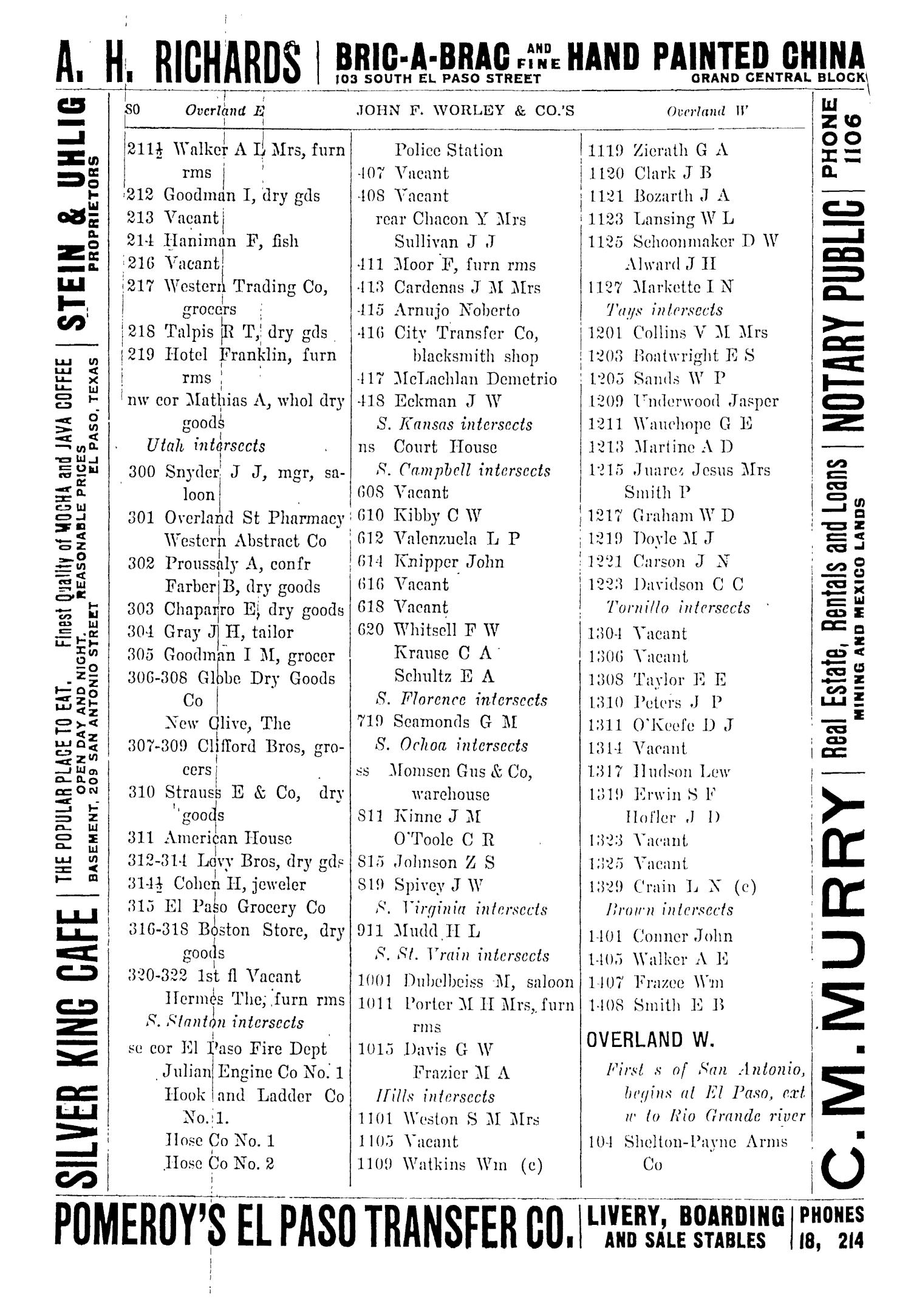 John F. Worley & Co.'s El Paso Directory for 1906
                                                
                                                    80
                                                