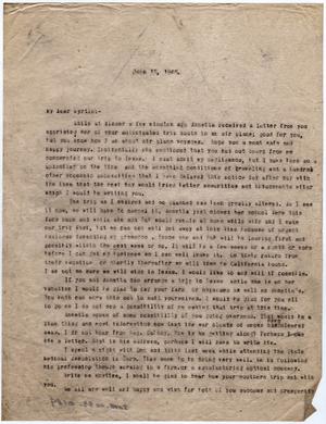 Primary view of object titled '[Letter from Dr. Edwin D. Moten to Myrtle Moten Dabney, June 18, 1946]'.