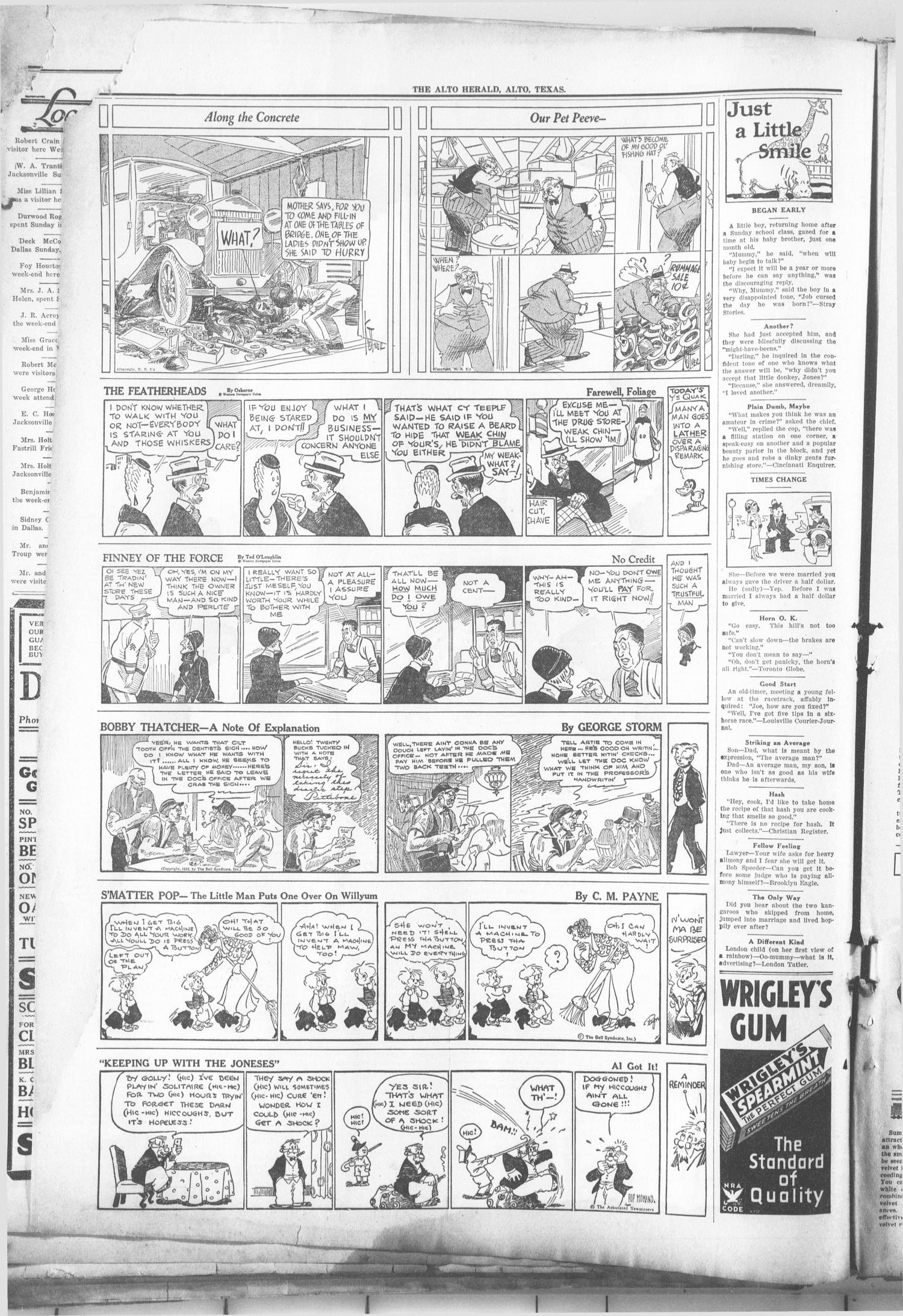 The Alto Herald (Alto, Tex.), Vol. 34, No. 4, Ed. 1 Thursday, May 17, 1934
                                                
                                                    [Sequence #]: 2 of 8
                                                