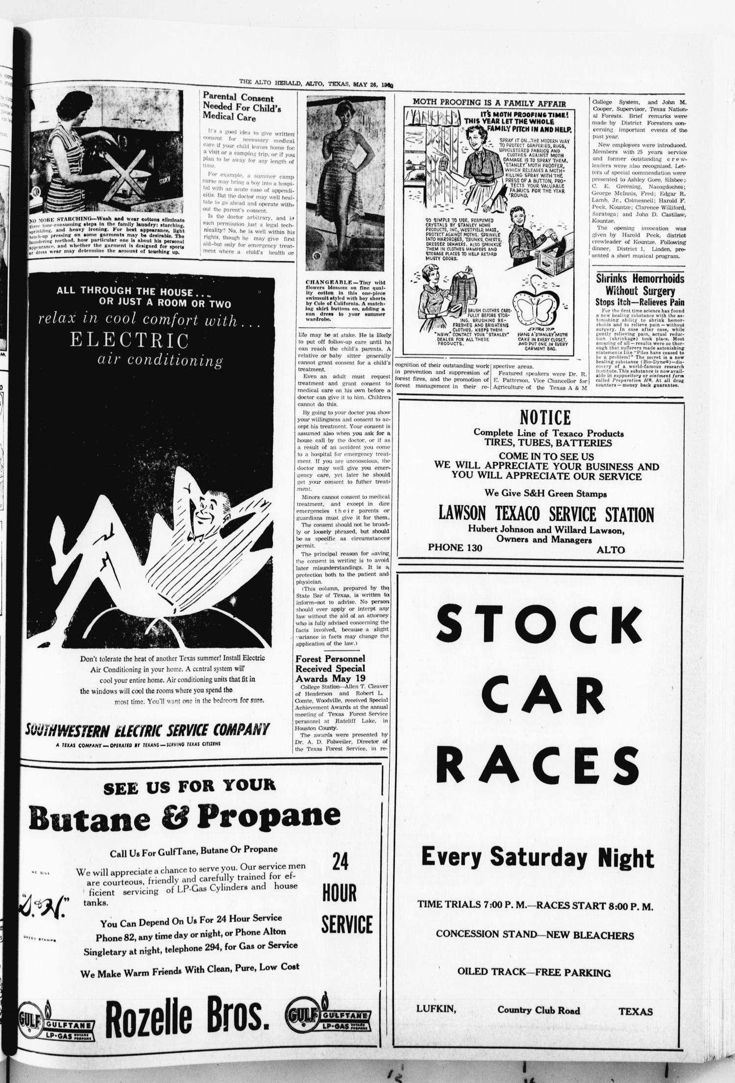 The Alto Herald (Alto, Tex.), No. 51, Ed. 1 Thursday, May 26, 1960
                                                
                                                    [Sequence #]: 3 of 10
                                                