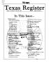 Primary view of Texas Register, Volume 13, Number 33, Pages 2003-2047, April 25, 1988