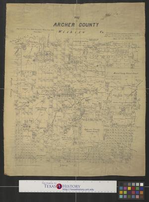 Primary view of object titled 'Map of Archer County [Texas].'.
