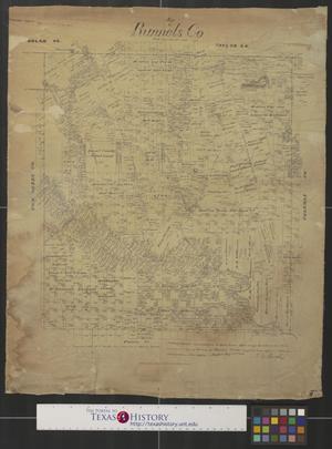 Primary view of object titled 'Map of Runnels Co. [Texas].'.