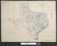 Map: Texas railroad map.