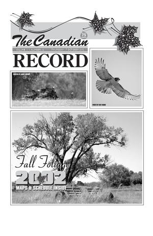 Primary view of object titled 'The Canadian Record (Canadian, Tex.), Vol. 112, No. 42, Ed. 1 Thursday, October 17, 2002'.