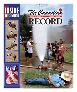 Primary view of object titled 'The Canadian Record (Canadian, Tex.), Vol. 115, No. 27, Ed. 1 Thursday, July 7, 2005'.