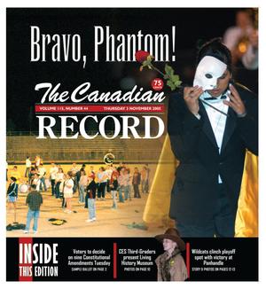 Primary view of object titled 'The Canadian Record (Canadian, Tex.), Vol. 115, No. 44, Ed. 1 Thursday, November 3, 2005'.