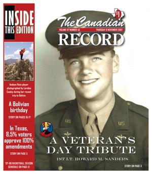 Primary view of object titled 'The Canadian Record (Canadian, Tex.), Vol. 117, No. 45, Ed. 1 Thursday, November 8, 2007'.